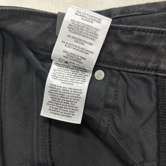 Silver Jeans Co High Note Skinny Jeans Women W28 L27 Black High Rise - Picture 8 of 11